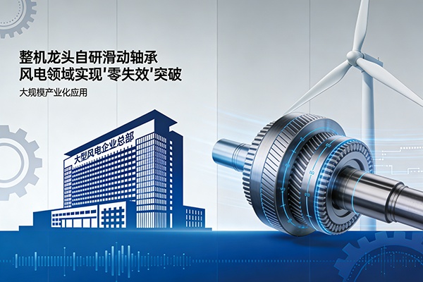 整机龙头下场自研！滑动轴承在风电领域实现大规模产业化“零失效”突破